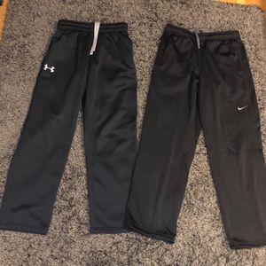 Mens Black Sweatpants Size. M (Nike & UA)